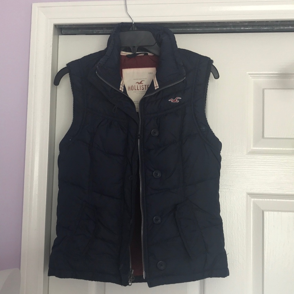 Navy blue vest
